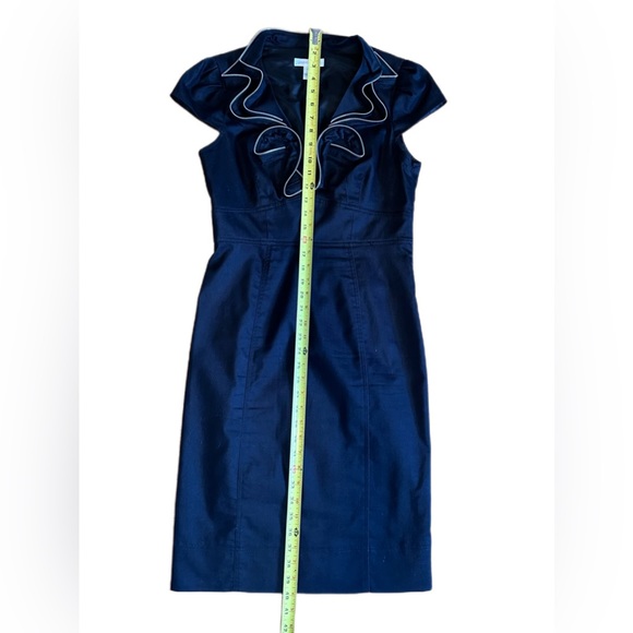 Classy London Times Dress with Ruffle Zipper size 6 - Picture 9 of 10